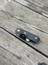 Ключница кожаная KeyCase M Тёмно-зелёная