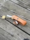 Ключница кожаная KeyCase M Янтарная