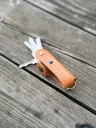 Ключница кожаная KeyCase M Янтарная