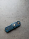 Ключница кожаная KeyCase M Сине-морская