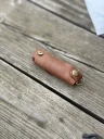 Ключница кожаная KeyCase M Шоколадно-коричневая