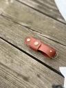 Ключница кожаная KeyCase M Коралловая 