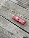 Ключница кожаная KeyCase M Красно-пурпурная