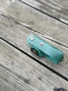 Ключница кожаная KeyCase L Зелёный Бархат