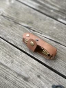 Ключница кожаная KeyCase L Шоколадно-коричневая 