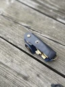 Ключница кожаная KeyCase L Синия