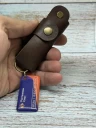 Ключница кожаная KeyCase L Коричневая