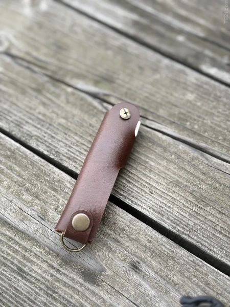 Ключница кожаная KeyCase ML Коричневая