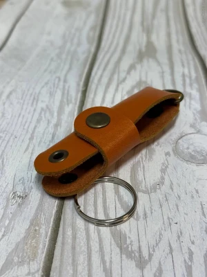 KeyCase Ключница карманная, M, янтарь, на кольцо