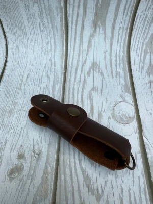 Ключница кожаная KeyCase L на кольце