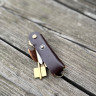KeyCase Ключница карманная, M, коричневая, на винте KeyCase Ключница карманная, M, коричневая, на винте