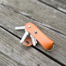 KeyCase Ключница карманная, M, янтарная, на винте KeyCase Ключница карманная, M, янтарная, на винте
