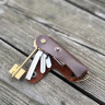 KeyCase Ключница карманная, L, коричневая, на винте KeyCase Ключница карманная, L, коричневая, на винте
