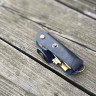 KeyCase Ключница карманная, L, синий, на винте KeyCase Ключница карманная, L, синий, на винте