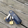 KeyCase Ключница карманная, L, синий, на винте KeyCase Ключница карманная, L, синий, на винте