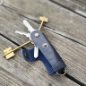 KeyCase Ключница карманная, L, синий, на винте KeyCase Ключница карманная, L, синий, на винте