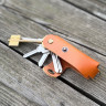 KeyCase Ключница карманная, L, янтарь, на винте KeyCase Ключница карманная, L, янтарь, на винте