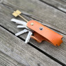 KeyCase Ключница карманная, L, янтарь, на винте KeyCase Ключница карманная, L, янтарь, на винте