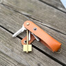 KeyCase Ключница карманная, ML, янтарь, на винте KeyCase Ключница карманная, ML, янтарь, на винте