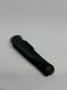 Ключница кожаная KeyCase ML Зелёный бархат с кольцом